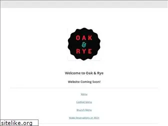 oakandryepizza.com