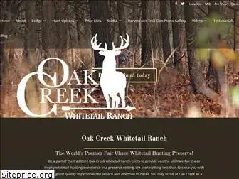 oakcreekwhitetailranch.com