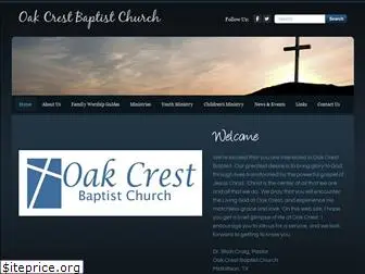 oakcrestbaptist.com