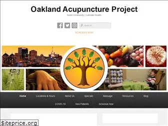 oaklandacupunctureproject.com