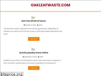 oakleafwaste.com