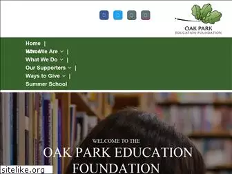 oakparkeducationfoundation.org