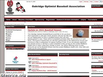 oakridgebaseball.com