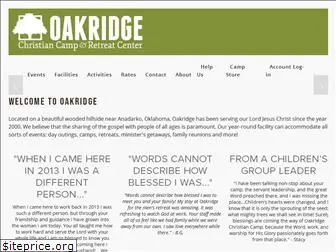 oakridgecamp.com