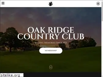 oakridgecountryclub.net