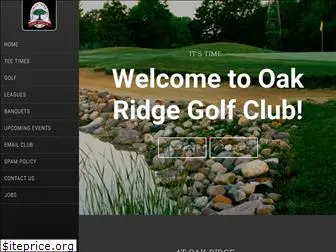 oakridgegolf.com