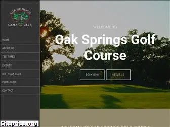 oakspringsgolf.com