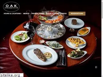 oaksteakhouserestaurant.com