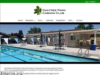 oaktreeparkcabanaclub.com