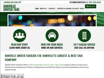 oakvilleunitedtaxi.com