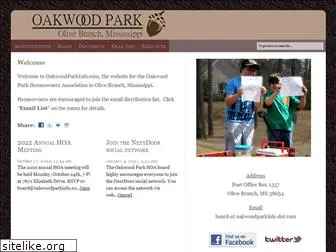 oakwoodparkinfo.com