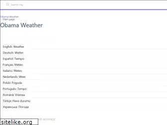 obama-weather.com