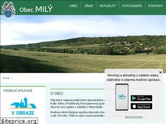 obec-mily.cz