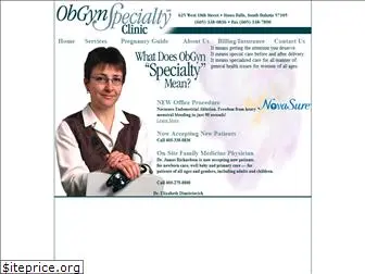 obgynspecialtyclinic.com