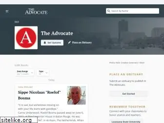 obits.theadvocate.com