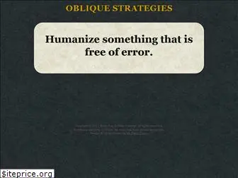 oblique-strategies.com
