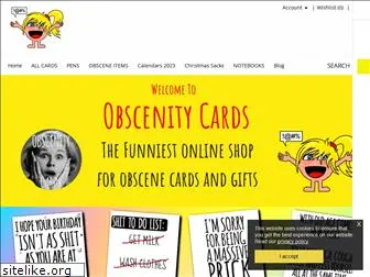 obscenitycards.com