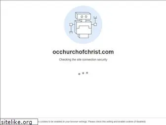 occhurchofchrist.com