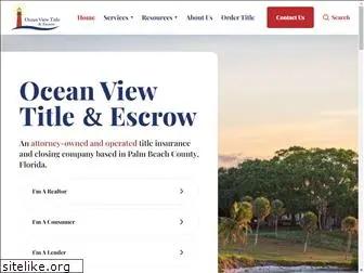 oceanviewtitlefl.com