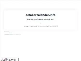 octobercalendar.info