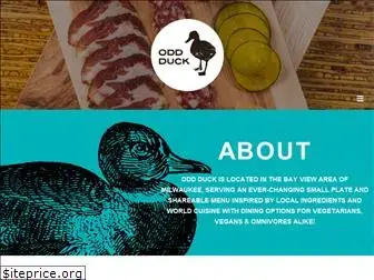 oddduckrestaurant.com