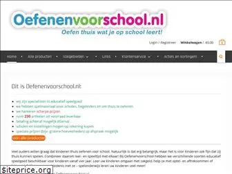 oefenenvoorschool.nl
