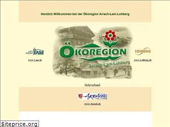 oekoregion-arrach-lam-lohberg.de