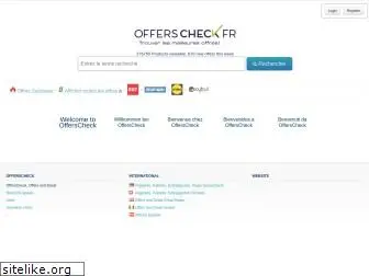 www.offerscheck.fr
