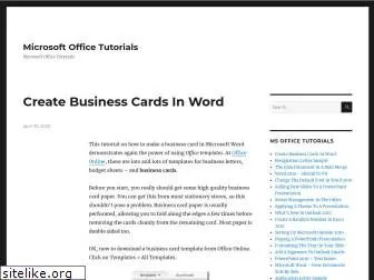 office-tutorials.com