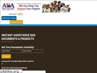 officialservicedogregistry.com