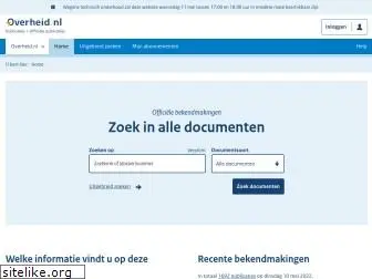 officielebekendmakingen.nl