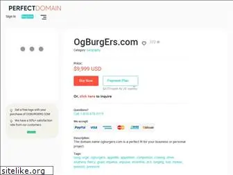ogburgers.com