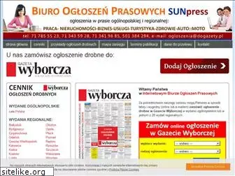 ogloszeniadogazety.pl