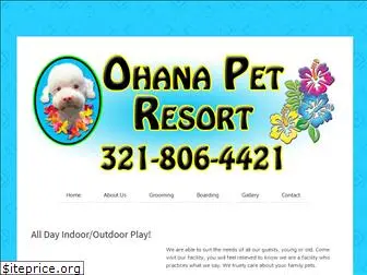 ohanapetresort.com