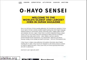 ohayosensei.com