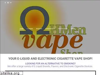 ohmenvapeshop.com