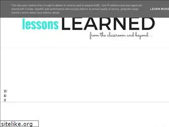 ohthelessonslearned.blogspot.com