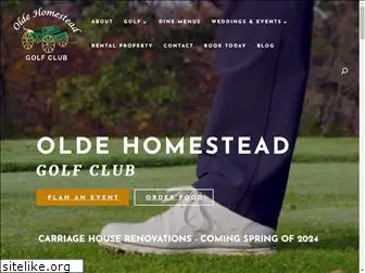 oldehomesteadgolfclub.com