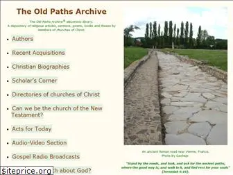 oldpaths.com