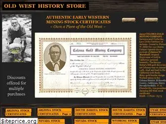 oldwesthistorystore.com