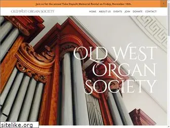 oldwestorgansociety.org