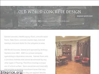 oldworldconcretedesign.com