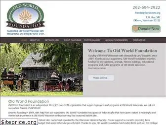 oldworldfoundation.org