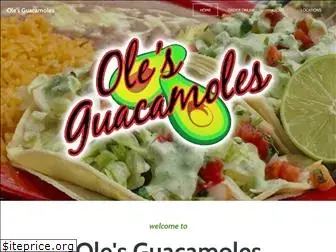 olesguacamoles.com