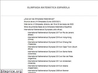 olimpiadamatematica.es