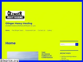 olingerheavyhauling.com