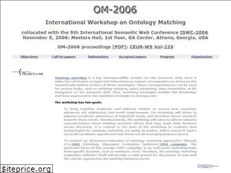 om2006.ontologymatching.org