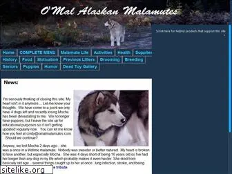 omalmalamutes.com