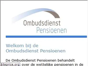 ombudsmanpensioenen.be