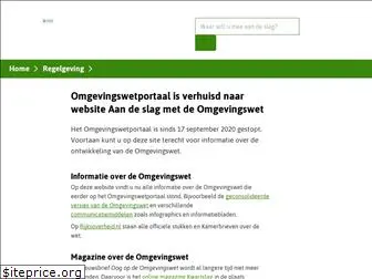omgevingswetportaal.nl